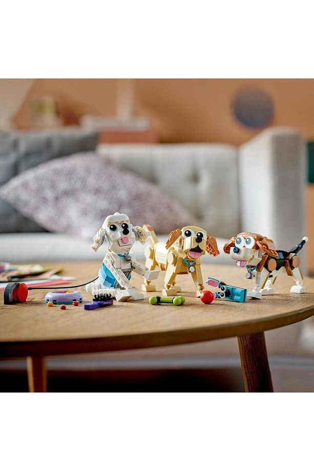 Creator Sevimli Köpekler 31137-7 Yaş ve Üzeri Çocuklar İçin Beagle, Poodle ve Labrador Modeller - 5