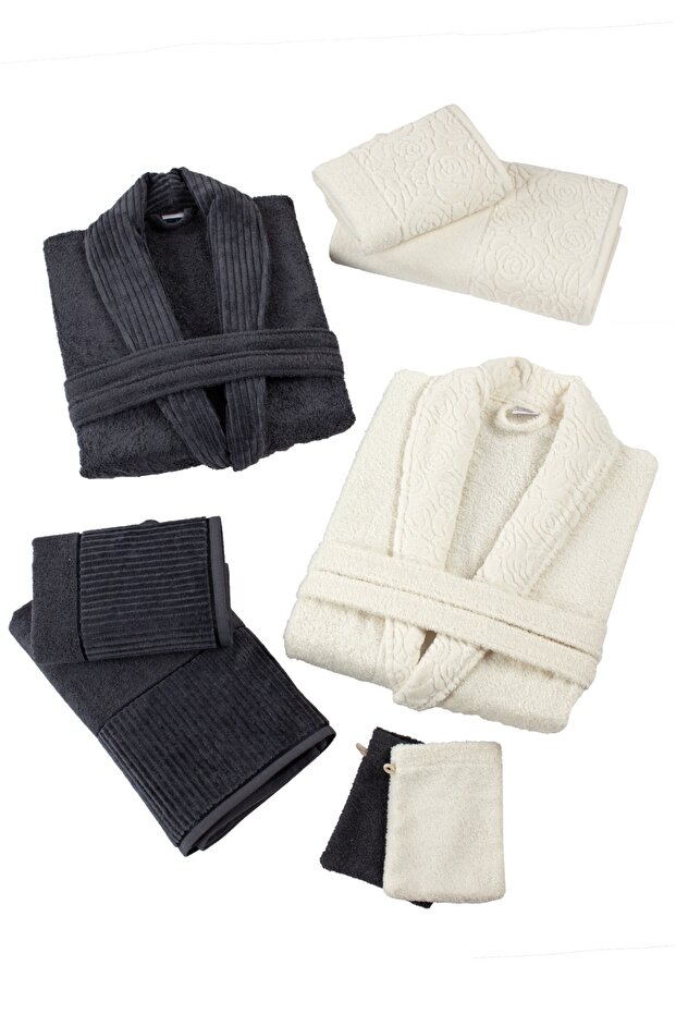 Aile Bornoz Seti 8 Parça - 1