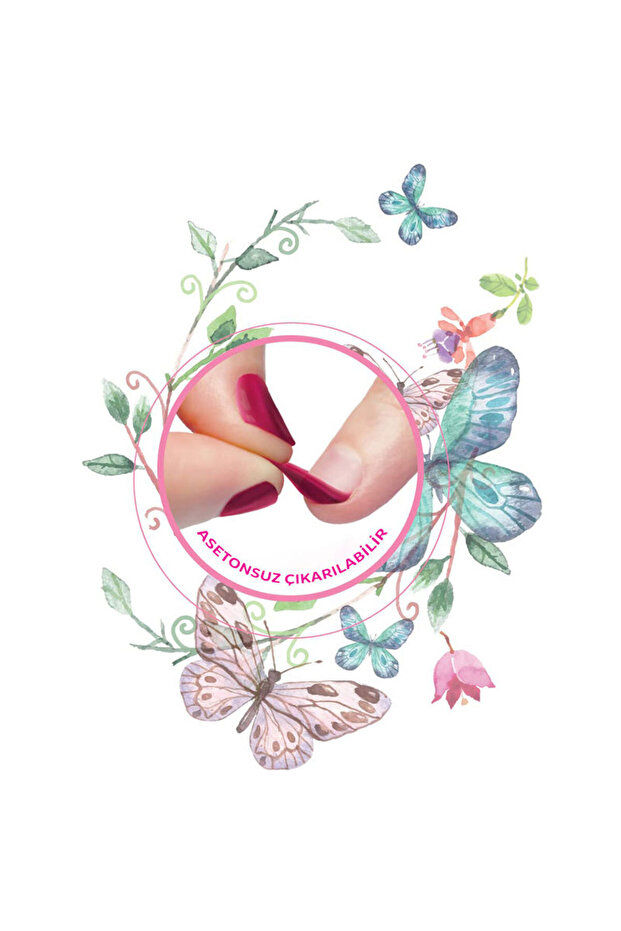 Soyulabilir Oje Mor 006 - 3