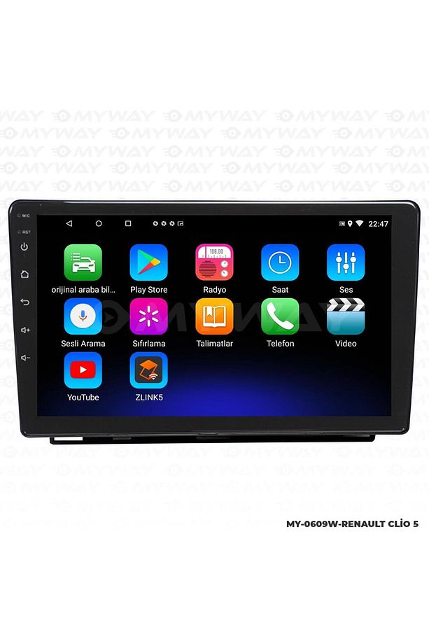 RENAULT CLİO 5 ANDROİD 12 MULTİMEDYA CARPLAY 2GB RAM+32GB HDD NAVİGASYON EKRAN - 6