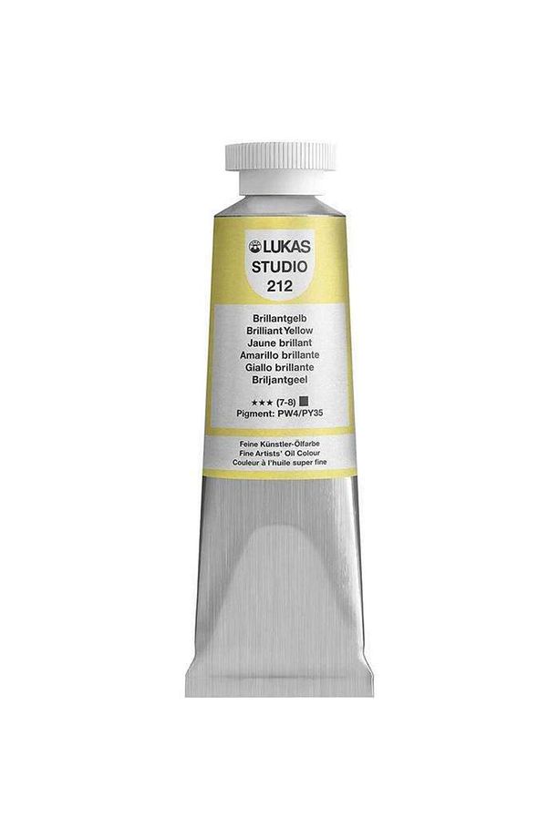 Studio 37ml Yağlı Boya No:0212 Brilliant Sarı Koyu - 1