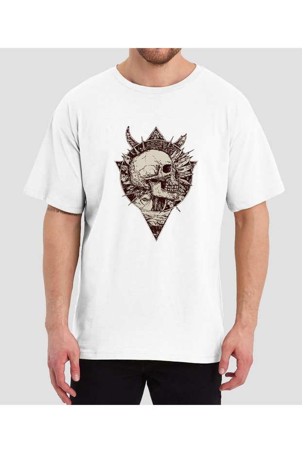 Oversize Baskılı T-Shirt