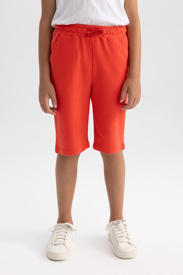 Erkek Çocuk Regular Fit Sweatshirt Kumaşı Şort - 5