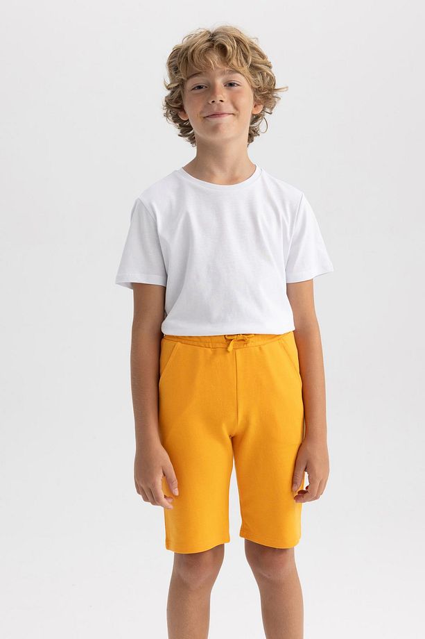 Erkek Çocuk Regular Fit Sweatshirt Kumaşı Şort - 4