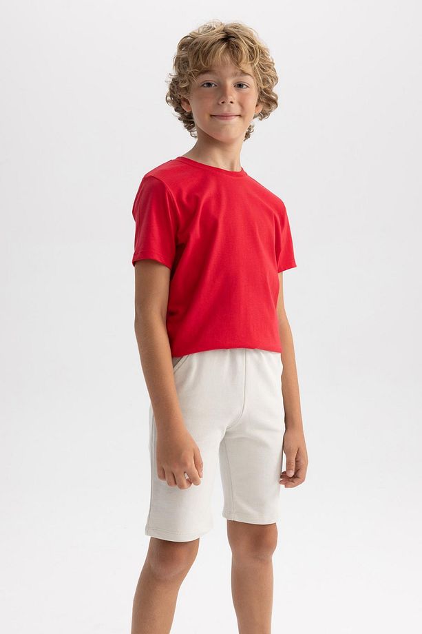 Erkek Çocuk Regular Fit Sweatshirt Kumaşı Şort - 3