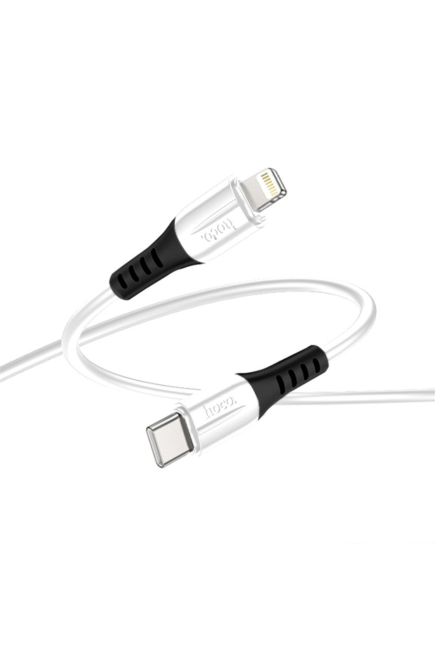 X82 60W Type-C to Type-C Hızlı Şarj Kablosu Silikon Data Kablosu BEYAZ - 3