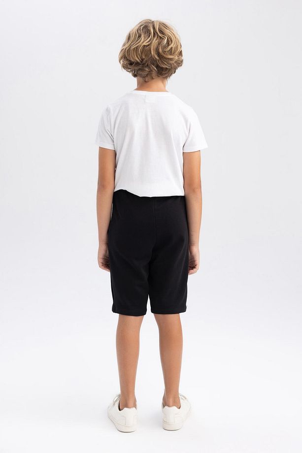Erkek Çocuk Regular Fit Sweatshirt Kumaşı Şort - 5