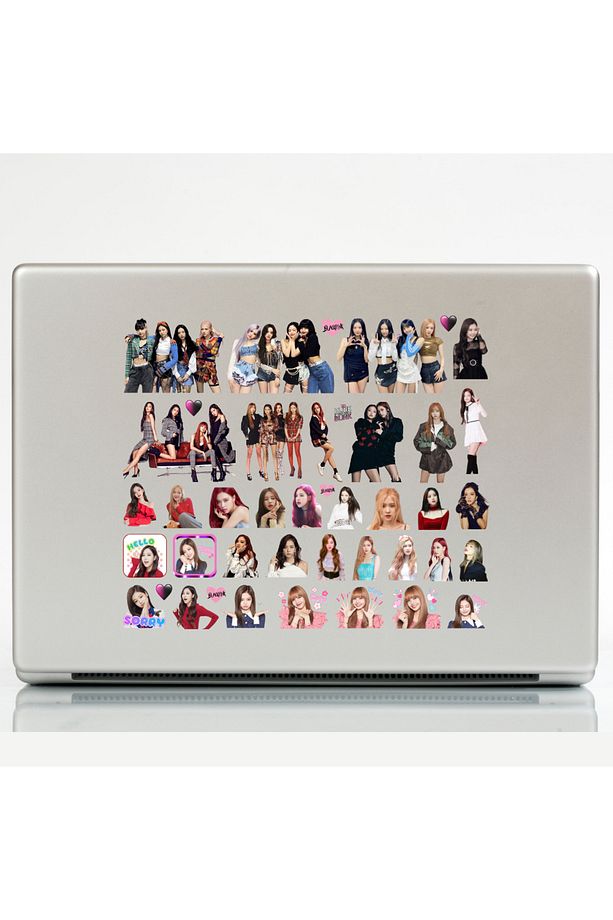 74 Adet Kpop Blackpink Sticker Seti - Etiket Seti Scrapbook Bullet Journal - 5