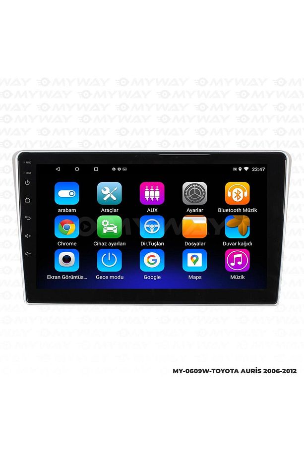 TOYOTA AURİS ANDROİD 12 MULTİMEDYA CARPLAY 2GB RAM+32GB HDD NAVİGASYON EKRAN - 2
