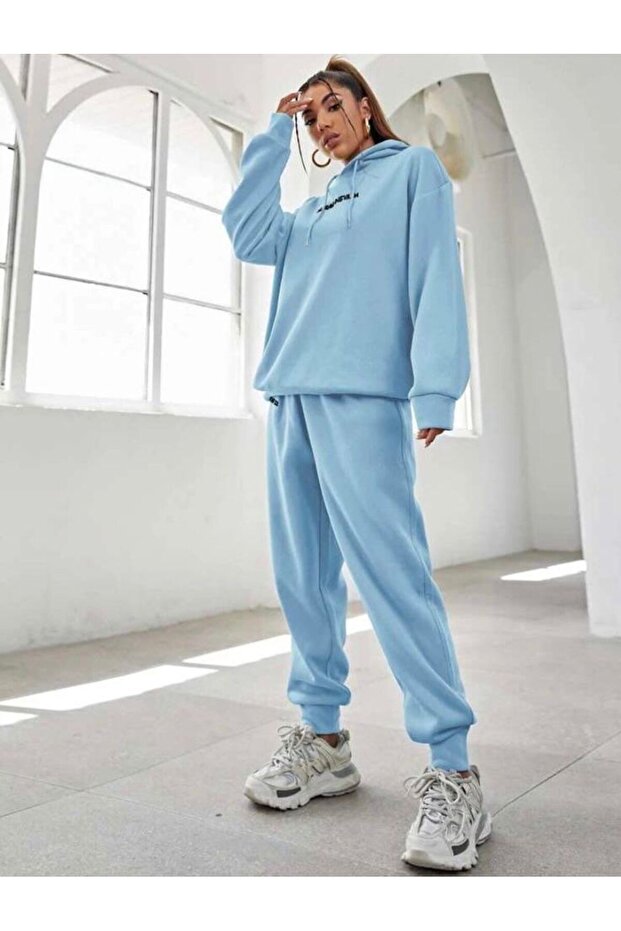 Sierra Nevada nyomott nagyméretű női tréningruha szett - 5