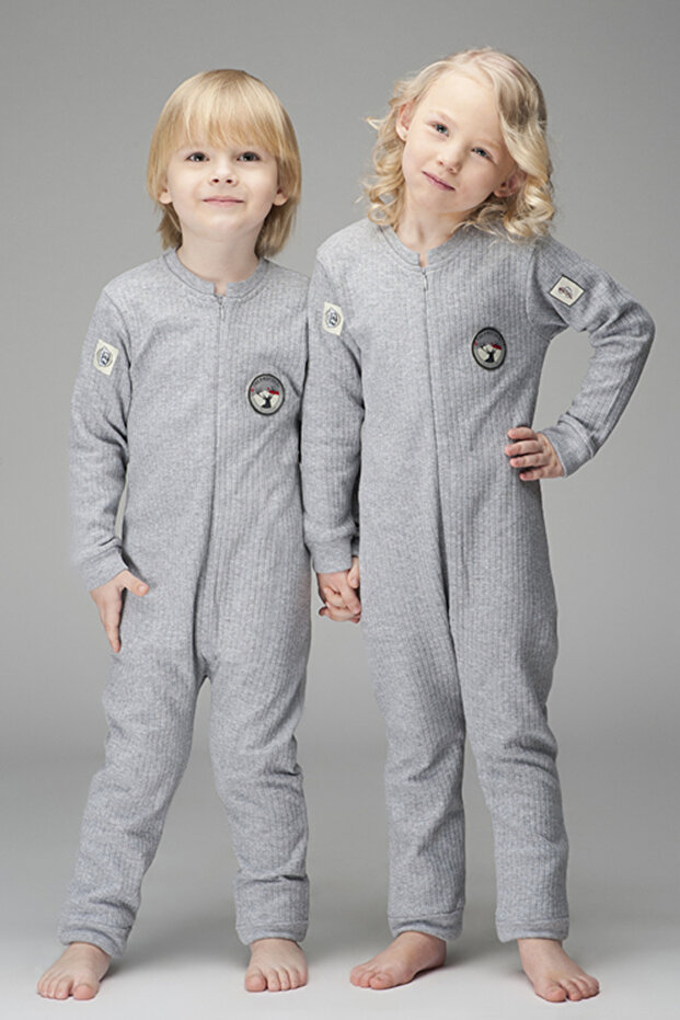 Grı Comfort Bebek Tulum - 2