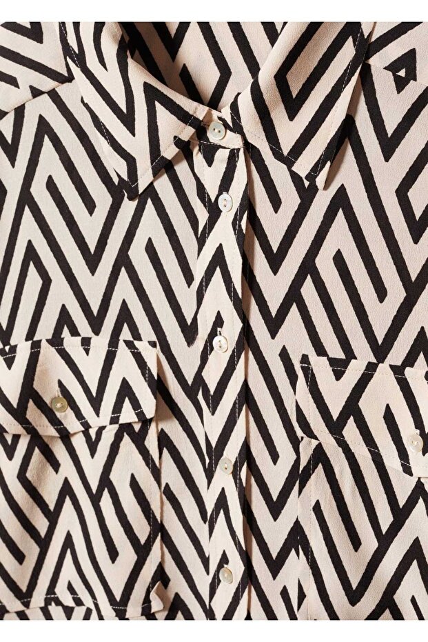 Oversize dökümlü gömlek - 23