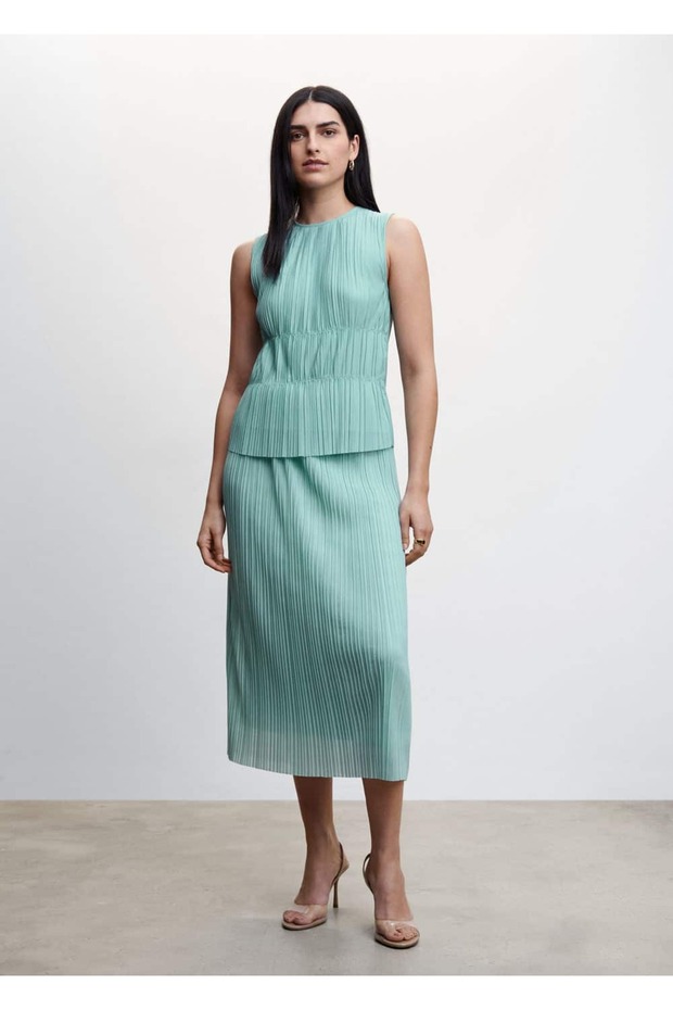 Kolsuz Pilili Bluz - 2