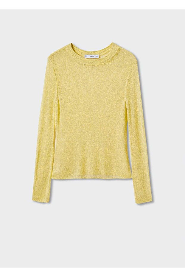 Yarı Şeffaf Triko Kazak - 3