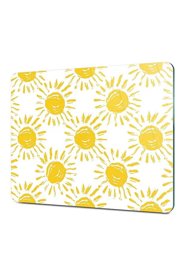 Sun Patterned Glass Cutting Board - 1
