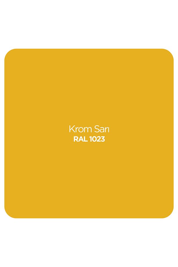 Akrilik Krom Sarı Sprey Boya 400 ml - Ral 1023 - 4