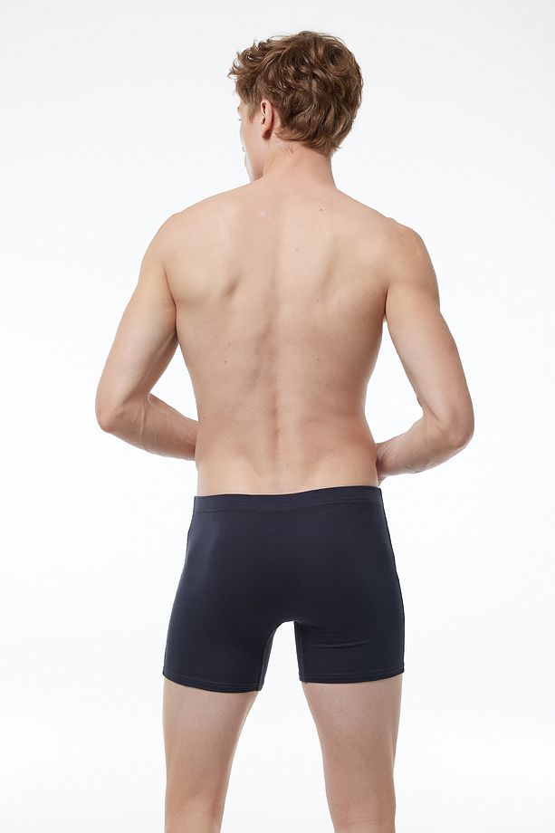 Erkek Füme 2 Li Pamuk Elastan Uzun Boxer 073 - 5
