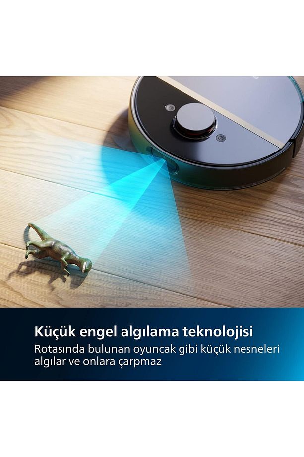 Islak ve Kuru Temizlik Robotu, 5200 mAh Li-Ion Pil,5000 Pa Emiş Gücü HomeRun 7000 XU7000/01 - 4