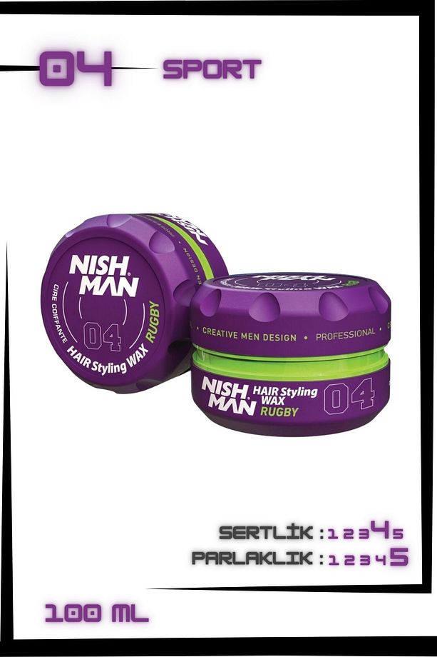 04 Saç Şekillendirici Ultra Sert Parlak Wax 100 Ml - 1