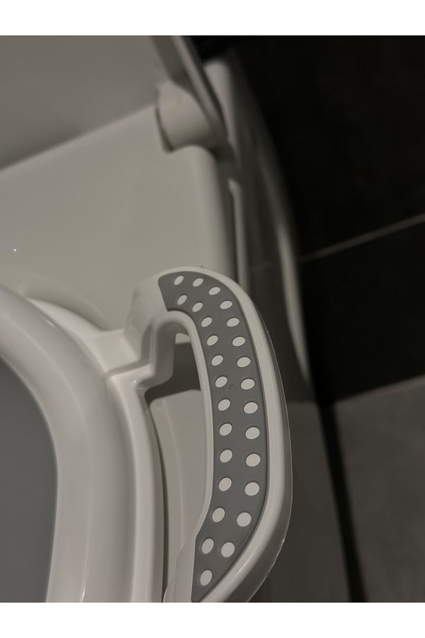Çocuk Banyo Set, Çift Basamak Tabure ve Kaydırmaz silikon Klozet adaptörü, Eğitici Set - 4
