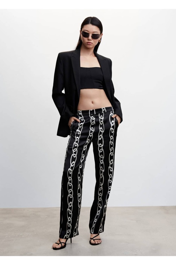 Chain Printed Trousers - 2