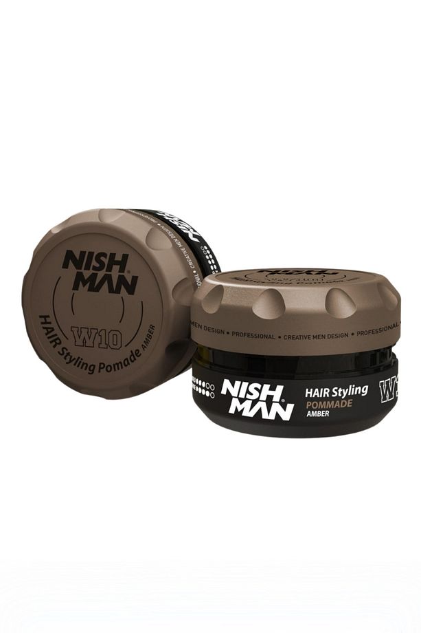 W10 Saç Şekillendirici Oynanabilir Doğal Parlak Pomade Wax / Amber 100 Ml - 2