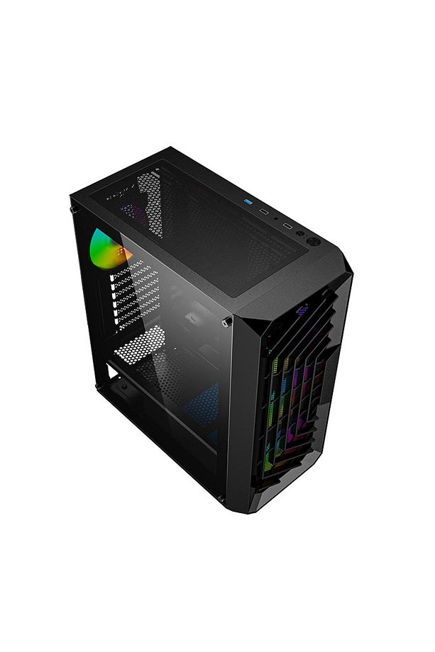Chiko 4x12 CM ARGB Fan Mesh Panel Temper Camlı Gaming Kasa - 5