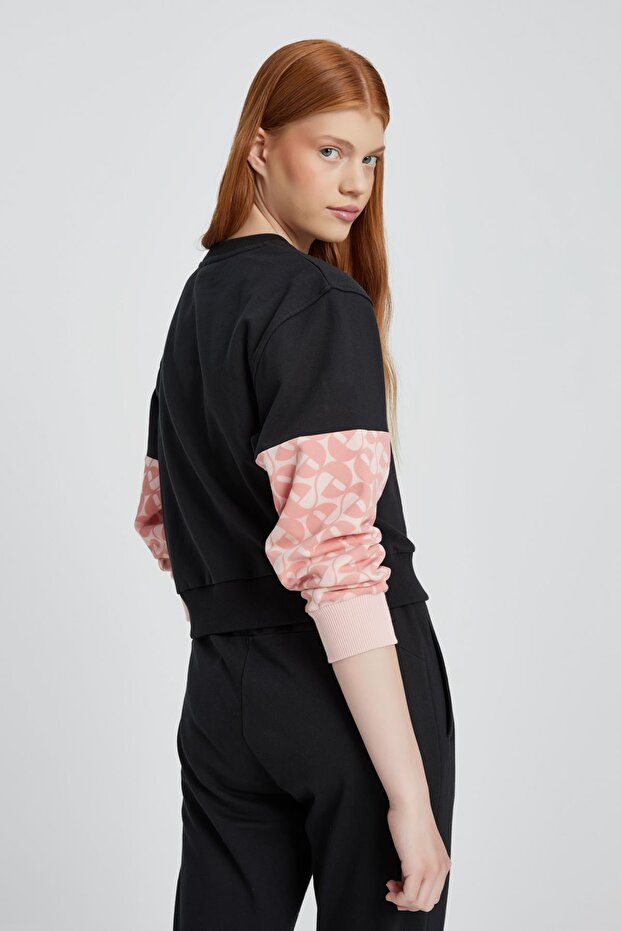 Kadın Sweatshirt EF059-BK - 4