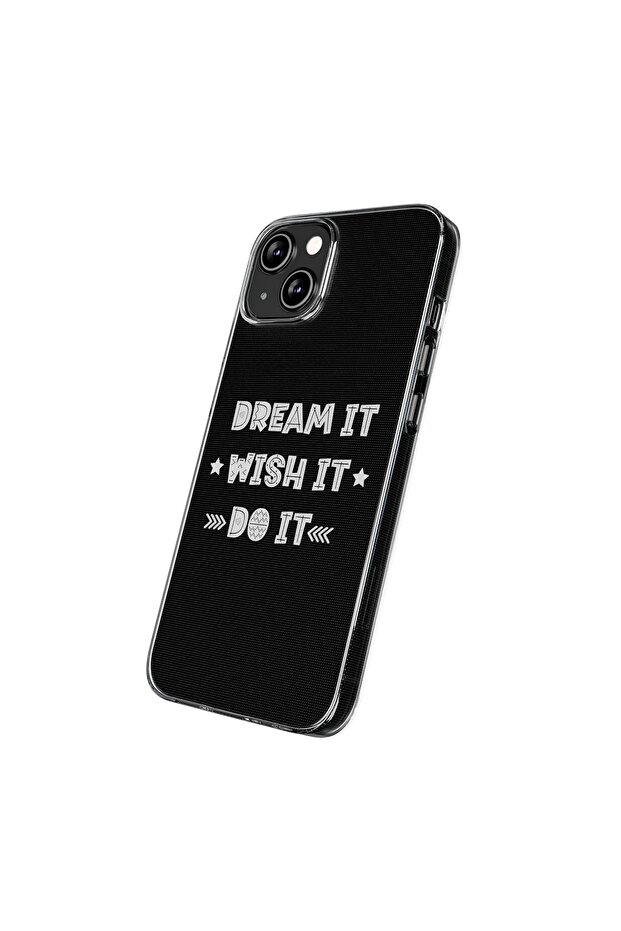 iPhone 14 Pro Max Compatible Patterned Transparent Shock Absorbing Durable Case - 2