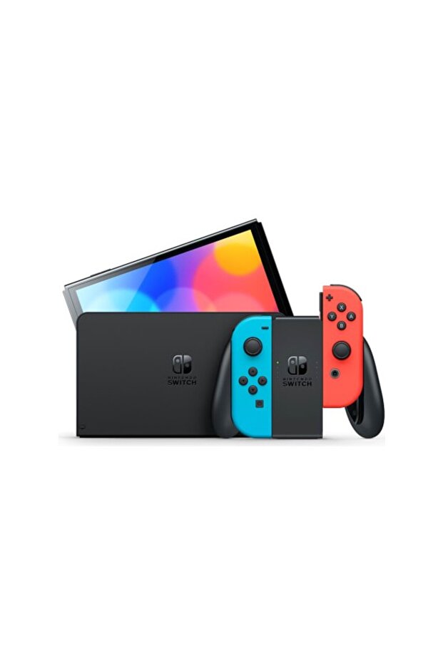 Switch Oled Game Console Red - Blue - 1