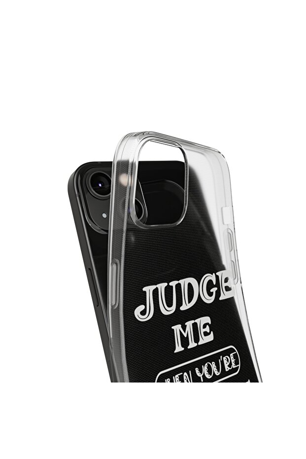 iPhone 14 Pro Compatible Patterned Transparent Shock Absorbing Durable Case - 3