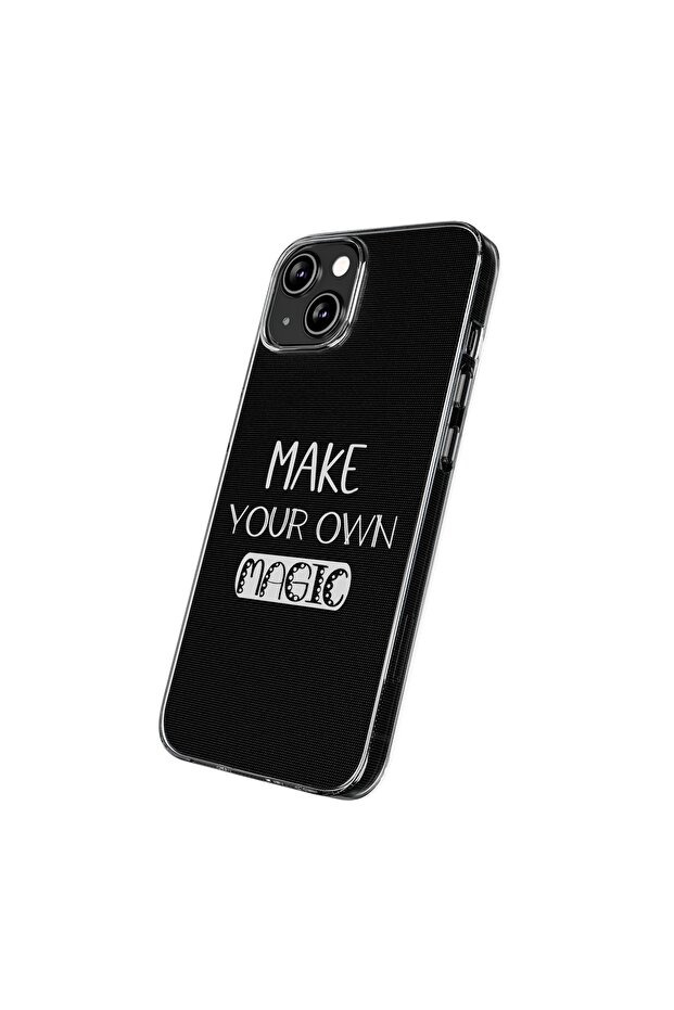 iPhone 14 Pro Compatible Patterned Transparent Shock Absorbing Durable Case - 2