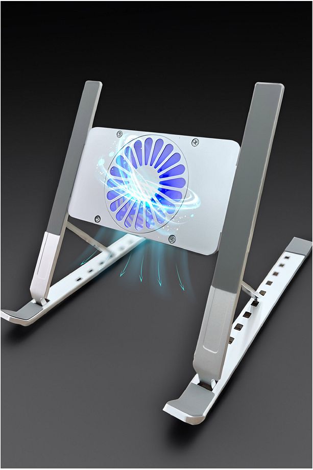 Yükseklik Ayarlı 9 Kademeli Notebook Laptop Soğutucu Stand - 3