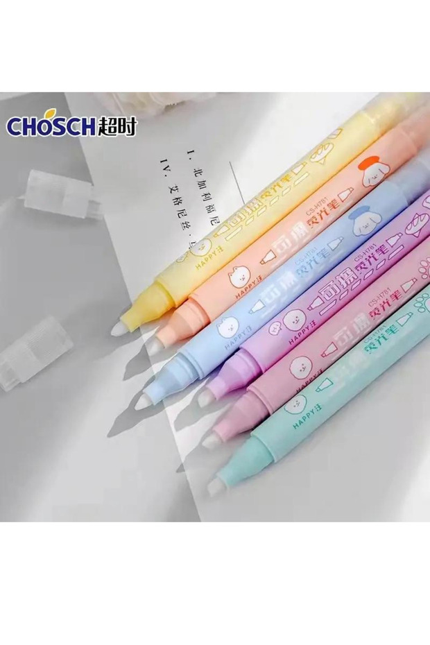 Chosch Erasable Double Ended Highlighter Set - 4