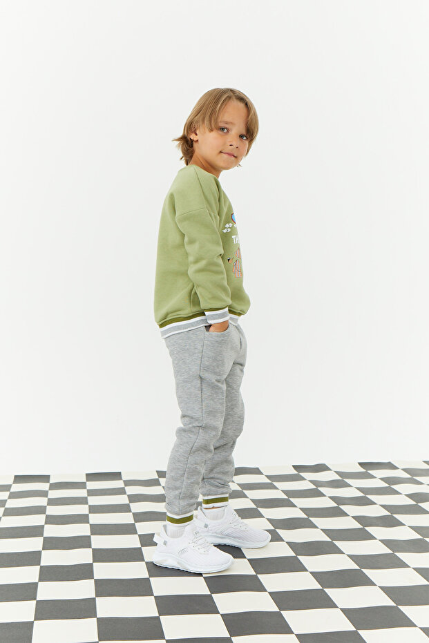 بدلة مزدوجة منقوشة للأولاد - 5