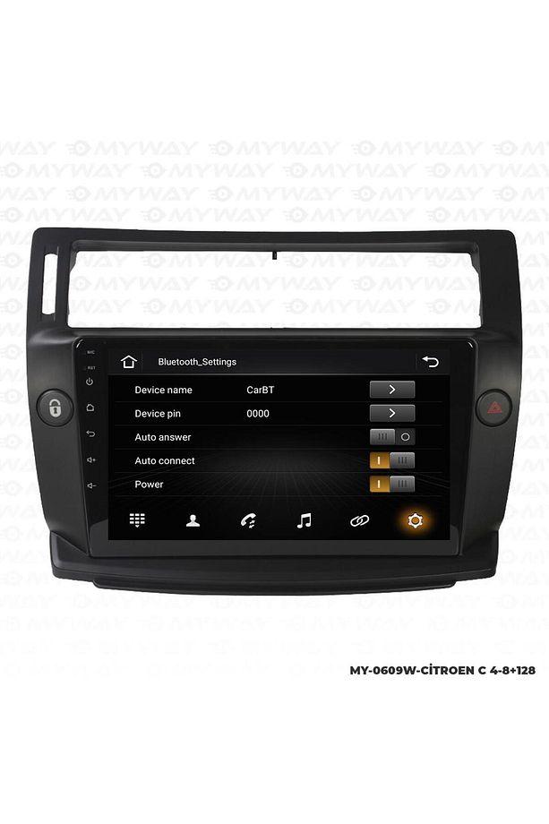 CİTROEN C4 ANDROİD 12 MULTİMEDYA CARPLAY 4GB RAM+64GB HDD NAVİGASYON EKRAN - 3