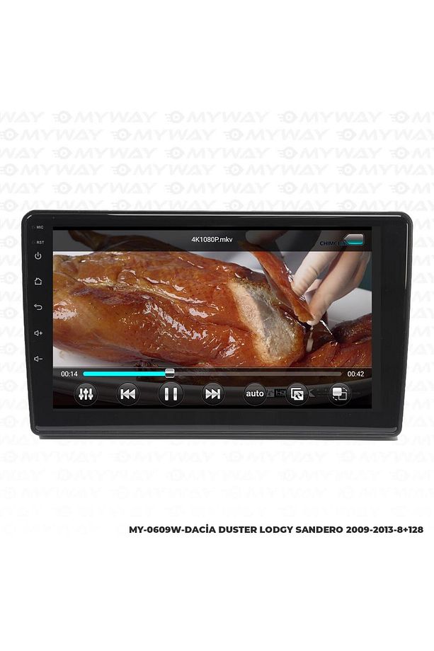 DACİA DUSTER ANDROİD 12 MULTİMEDYA CARPLAY 4GB RAM+64GB HDD 2009-2013 NAVİGASYON EKRAN - 1