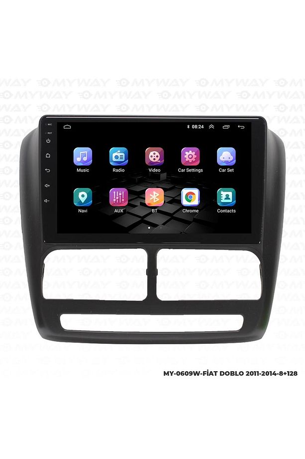 FİAT DOBLO ANDROİD 12 MULTİMEDYA CARPLAY 4GB RAM+64GB HDD 2011-2014 NAVİGASYON EKRAN - 7