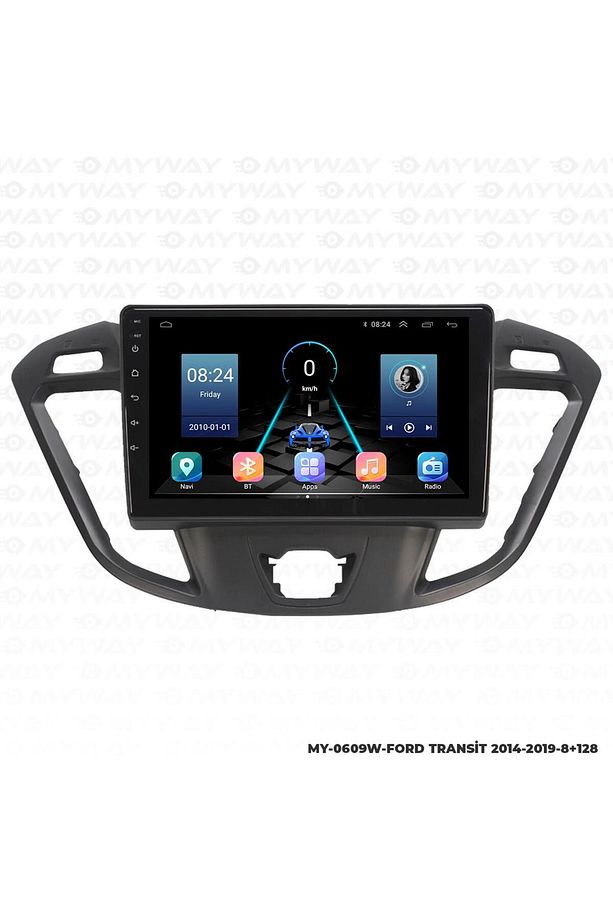 FORD TRANSİT CUSTOM ANDROİD 12 MULTİMEDYA CARPLAY 4GB RAM+64GB HDD NAVİGASYON EKRAN - 8