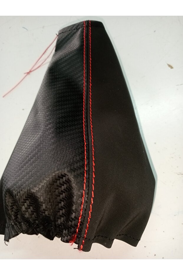 Universal gear Gaiter Carbon-Alkantre with red stitching