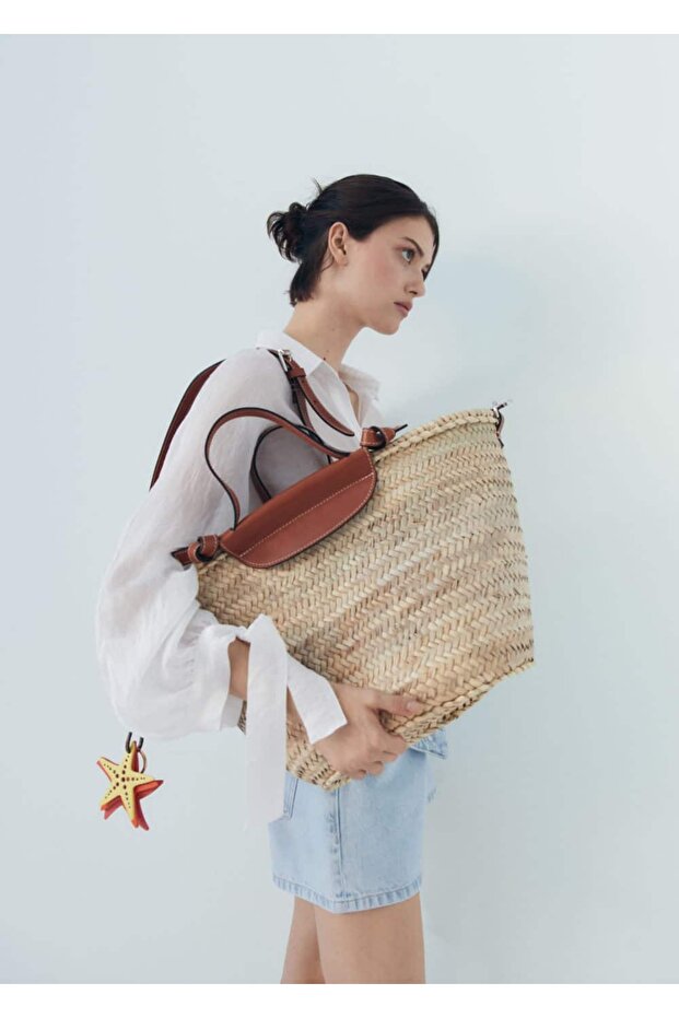 Rafya tote çanta - 2