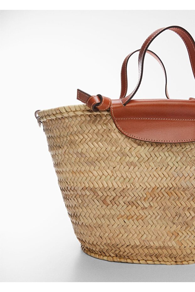 Rafya tote çanta - 5