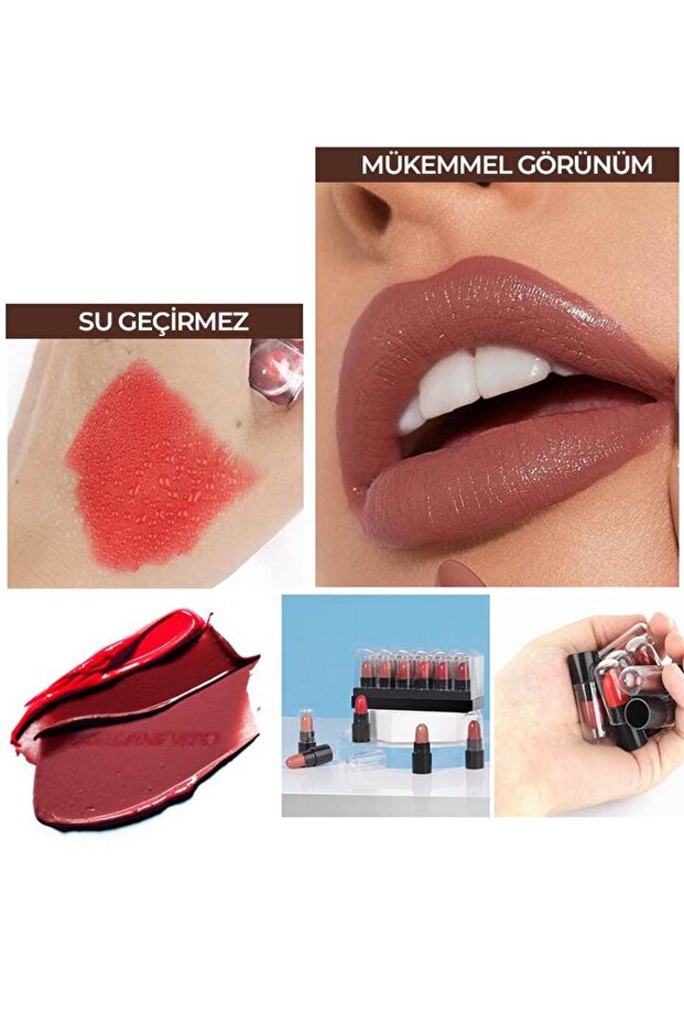 12'li Mini Kuru Ruj Seti - 6