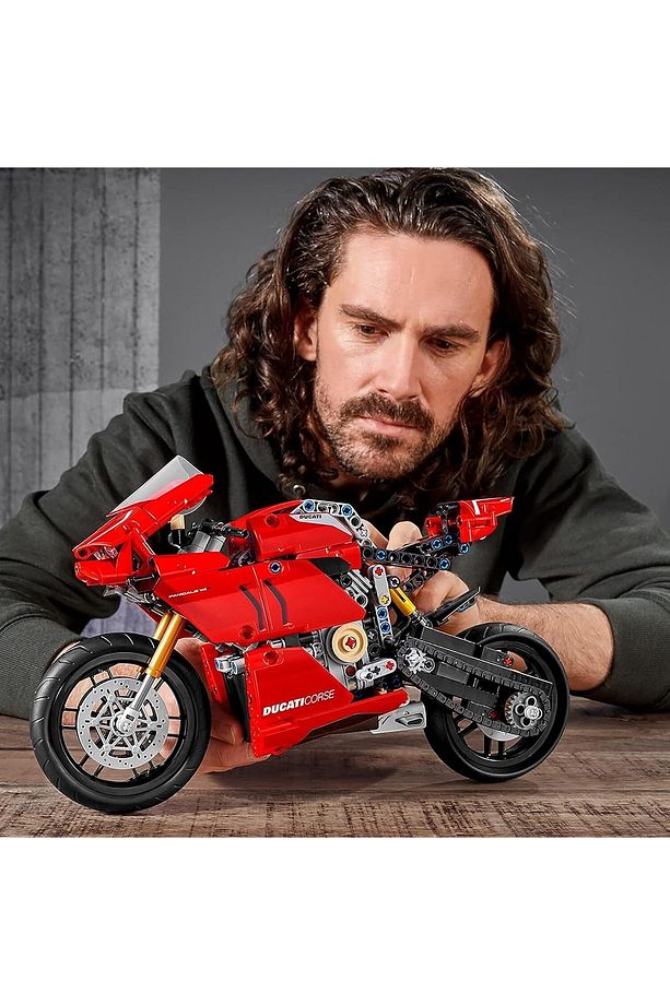 ® Technic Ducati Panigale V4 R 42107 - Yetişkinler için Araba Yapım Seti (646 Parça) - 9