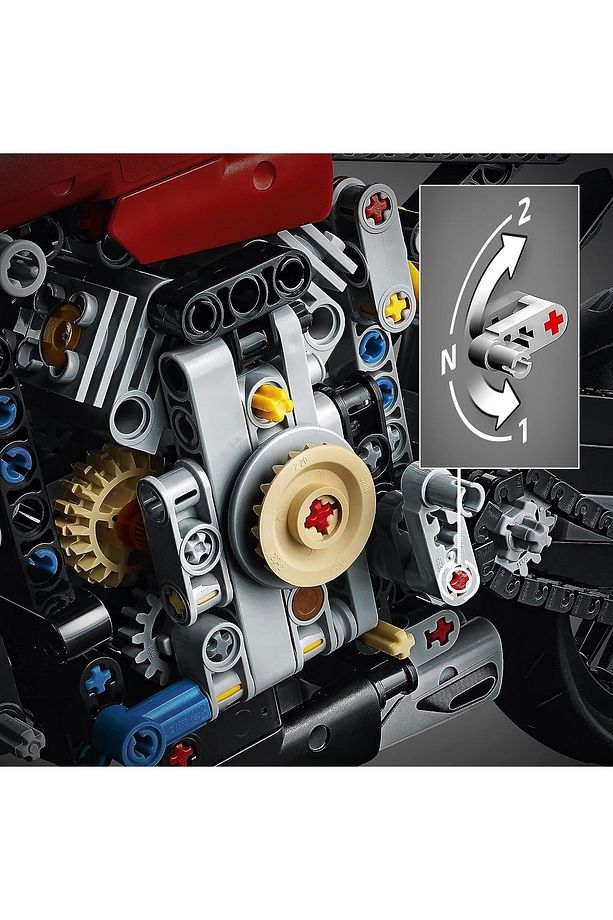 ® Technic Ducati Panigale V4 R 42107 - Yetişkinler için Araba Yapım Seti (646 Parça) - 10