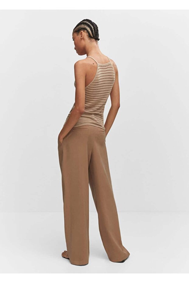 Halter Yaka Triko Bluz - 22