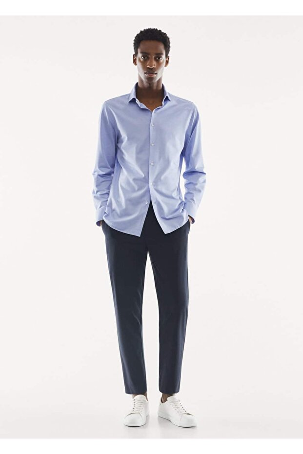 Streç Slim Fit Gömlek - 2