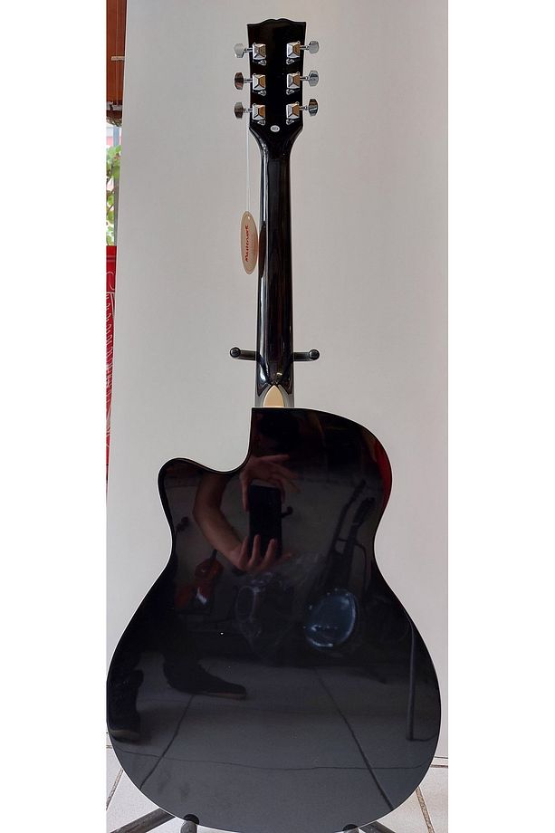 Usb Girişli Ekolayzırlı Elektro Akustik Gitar (SİYAH) - 5