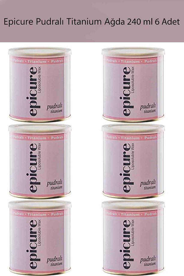 Kuaförlerin Tercihi Hassas Ciltler İçin 240 ml Pudralı Ağda 6 Adet - 1