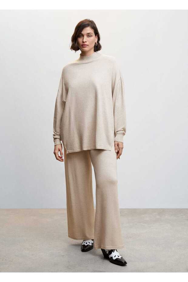 Yanları Yırtmaçlı Kazak - 8